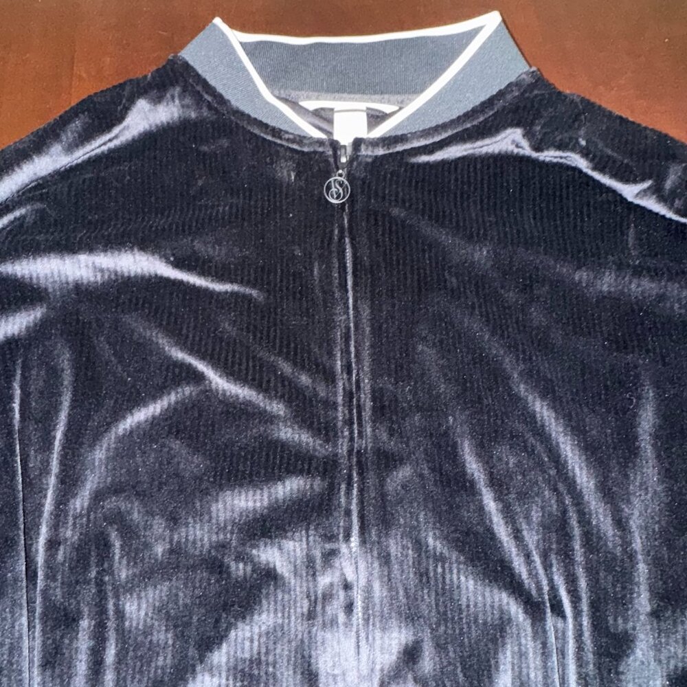 Victoria's Secret Velour Bomber Jacket